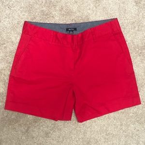 Nautica 3 1/2” red shorts